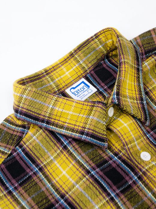 fulton OWN WAY BIG SHIRTS (HEAVY NEL) / Yellow check