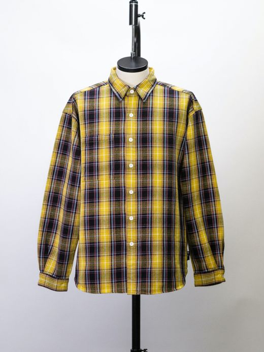 fulton OWN WAY BIG SHIRTS (HEAVY NEL) / Yellow check