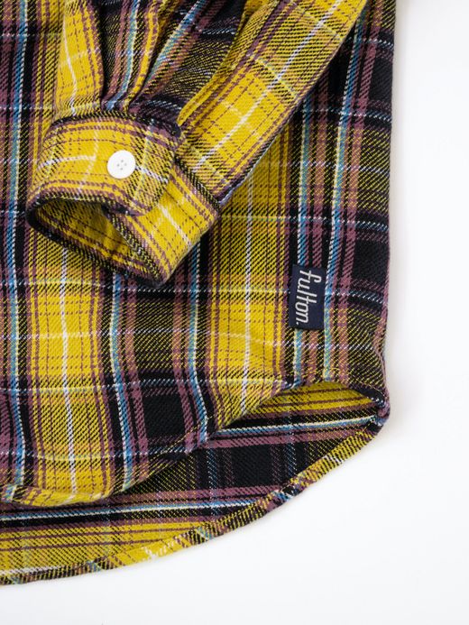 fulton OWN WAY BIG SHIRTS (HEAVY NEL) / Yellow check