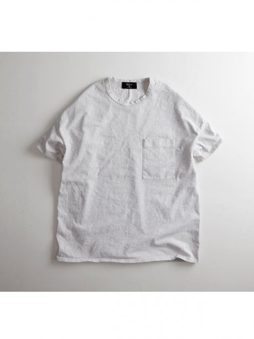 remilla ハングポケットTee / ホワイト杢