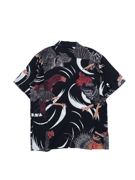 THE UNION SHAMO ALOHA SHIRTS / Black