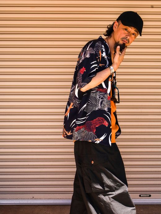 THE UNION SHAMO ALOHA SHIRTS / Black