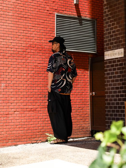 THE UNION SHAMO ALOHA SHIRTS / Black