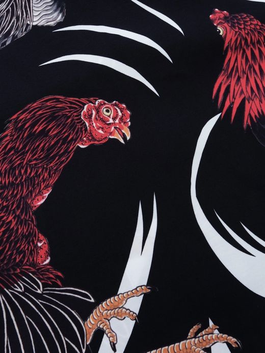 THE UNION SHAMO ALOHA SHIRTS / Black