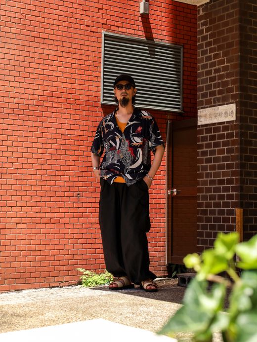 THE UNION SHAMO ALOHA SHIRTS / Black