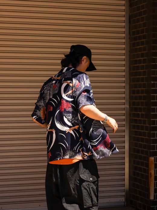 THE UNION SHAMO ALOHA SHIRTS / Black
