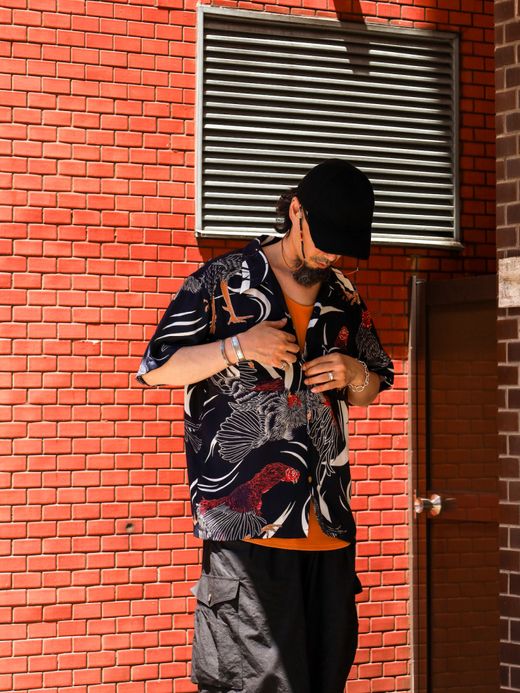 THE UNION SHAMO ALOHA SHIRTS / Black