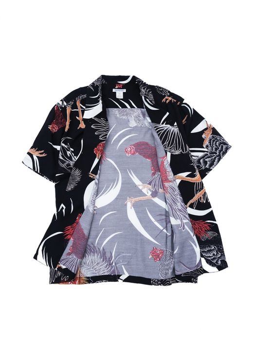 THE UNION SHAMO ALOHA SHIRTS / Black