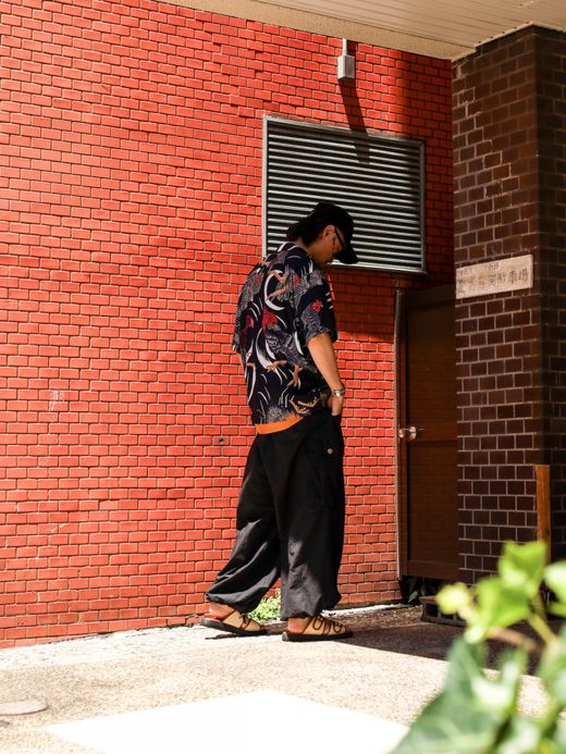 THE UNION SHAMO ALOHA SHIRTS / Black