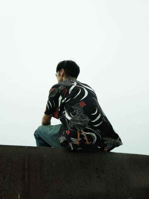 THE UNION SHAMO ALOHA SHIRTS / Black