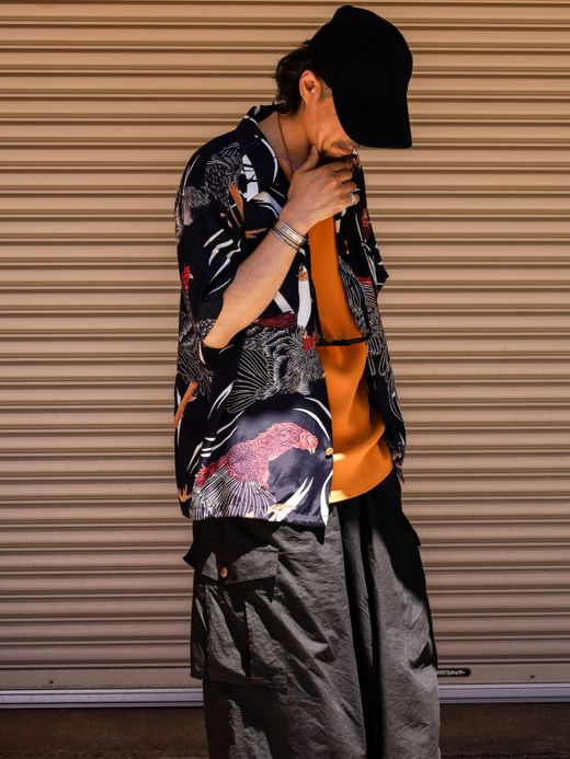 THE UNION SHAMO ALOHA SHIRTS / Black