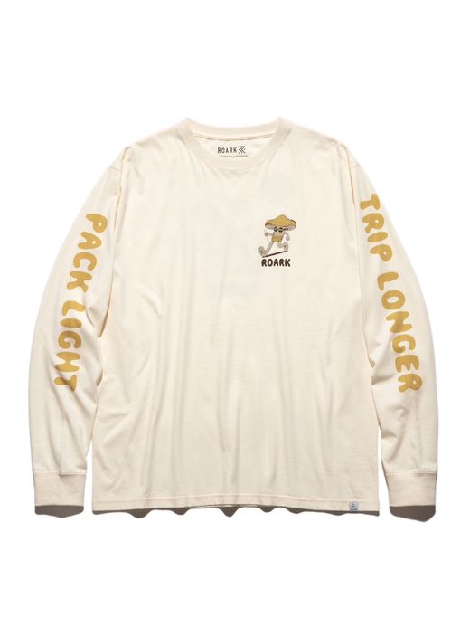 ROARK REVIVAL "TRIP LONGER" L/S TEE / Natural