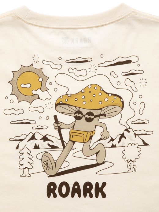 ROARK REVIVAL "TRIP LONGER" L/S TEE / Natural