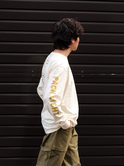 ROARK REVIVAL "TRIP LONGER" L/S TEE / Natural