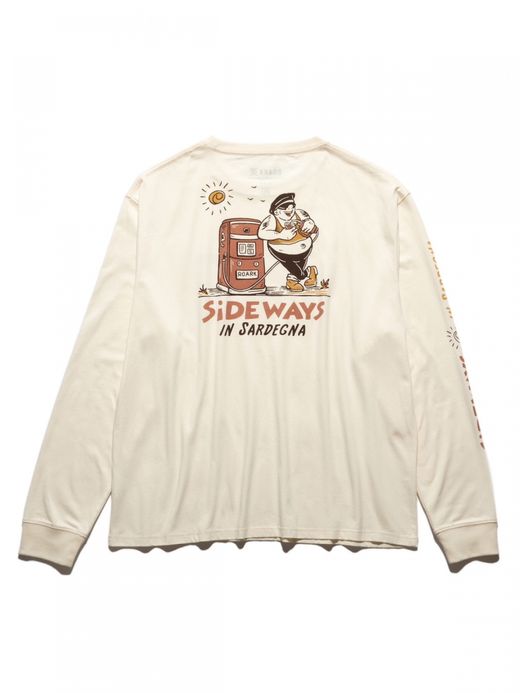 ROARK REVIVAL "SIDEWAYS IN SARDEGNA" L/S TEE / Natural