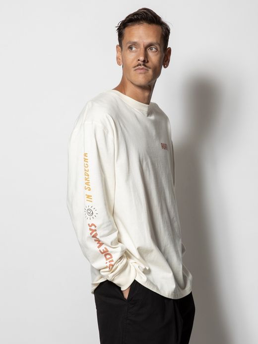 ROARK REVIVAL "SIDEWAYS IN SARDEGNA" L/S TEE / Natural