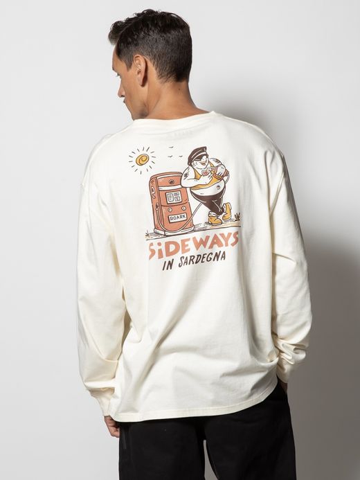 ROARK REVIVAL "SIDEWAYS IN SARDEGNA" L/S TEE / Natural