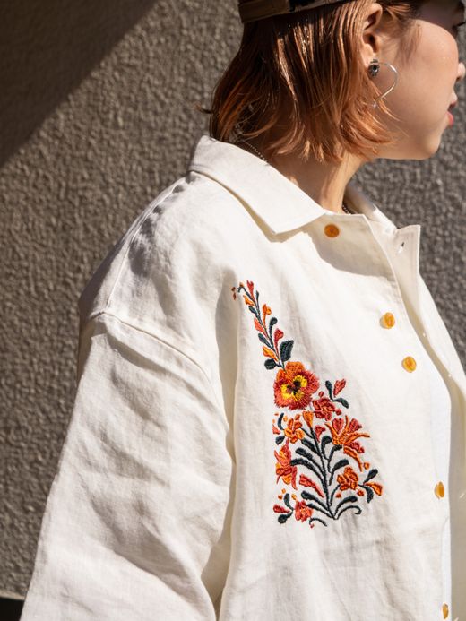 TENBOX SAN ANTONINO SHIRT / Natural