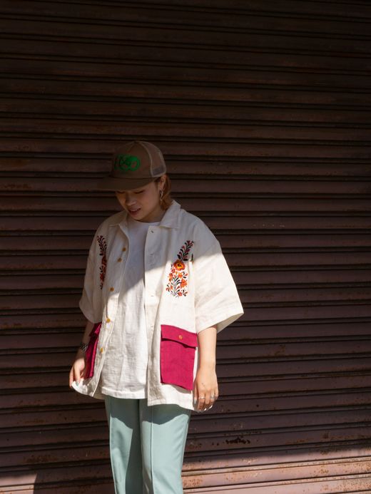 TENBOX SAN ANTONINO SHIRT / Natural