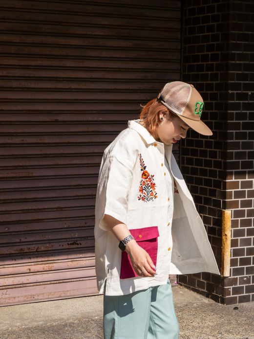 TENBOX SAN ANTONINO SHIRT / Natural