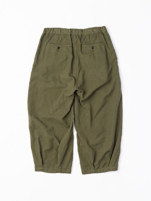 ANACHRONORM HEM TUCK EASY PANTS / Olive