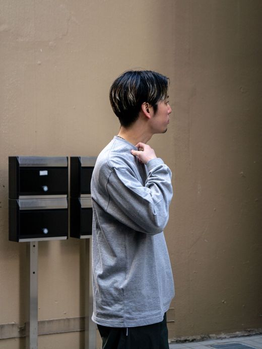 S.F.C BASIC L/S TEE / Grey