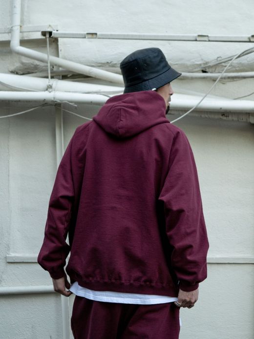 S.F.C RAGLAN HOODIE / Burgundy