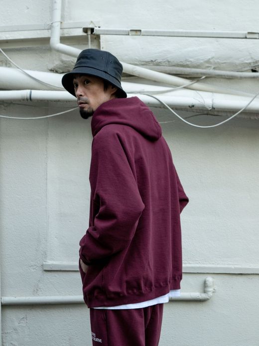 S.F.C RAGLAN HOODIE / Burgundy