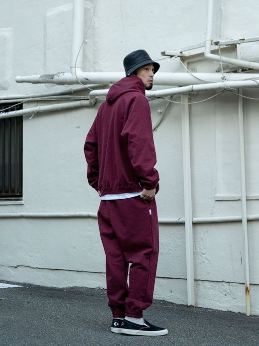 S.F.C RAGLAN HOODIE / Burgundy