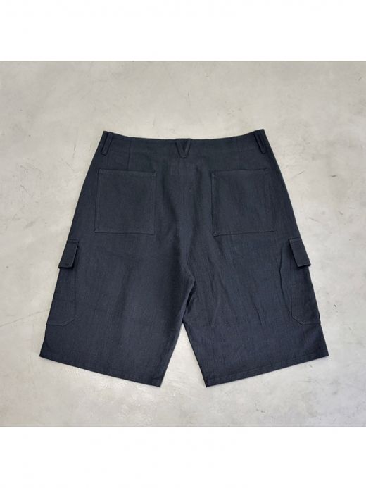 VOO LINEN CARGO 3/4 / Black