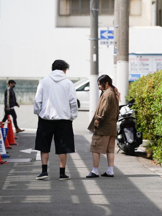 VOO LINEN CARGO 3/4 / Black